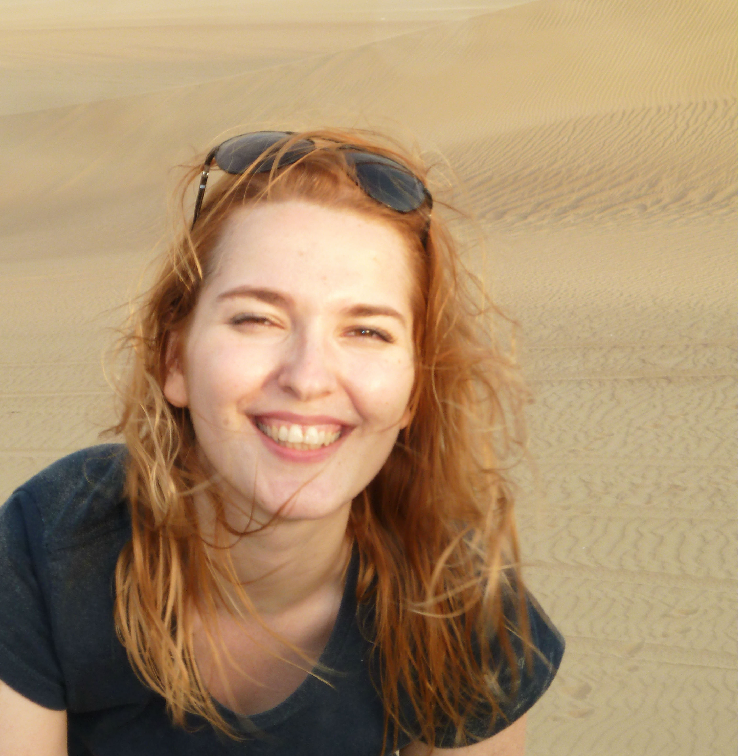 areia no olho em huacachina