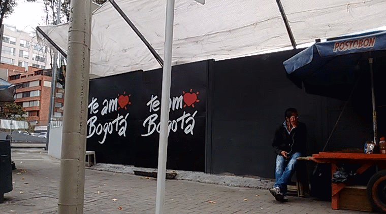 Te amo Bogota nas ruas.gif