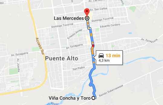 passo 4 de como ir por conta própria para a vinícola concha y toro, um passeio lindo em santiago